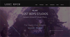Desktop Screenshot of lostboys-studios.com