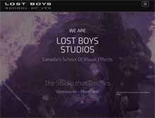 Tablet Screenshot of lostboys-studios.com